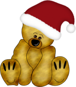 osito gorro navidad