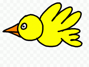 pajarito volando